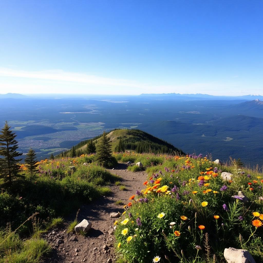 Hiking Flat Top